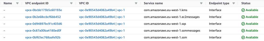 vpc endpoints