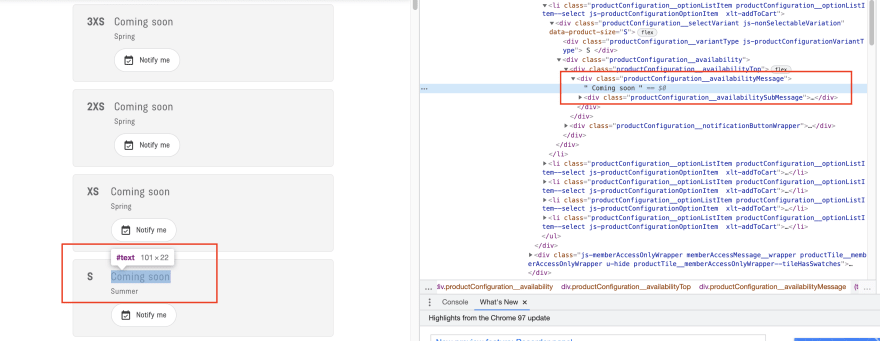 scrape code from website